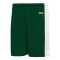 BS9145 Pro Basketball Shorts - Dark Green/White - Front