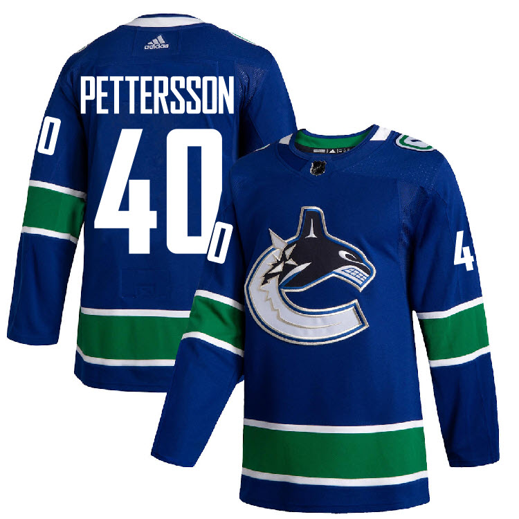 #40 Elias Pettersson Jersey Vancouver Canucks Home Adidas Authentic | eBay